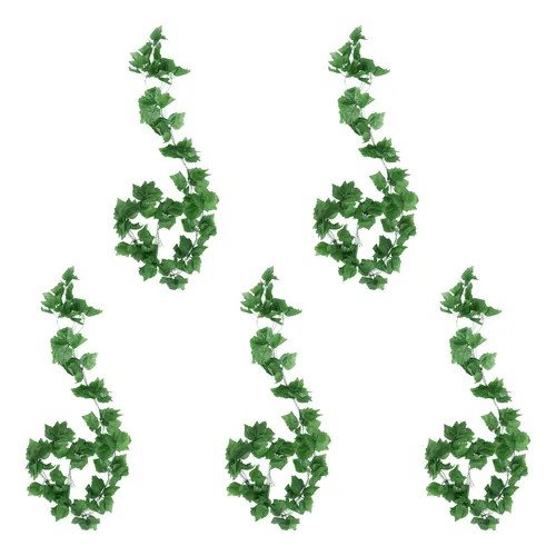 5 Unidades De Hojas De Parra, Plantas Verdes, Hojas Verdes Cuotas sin