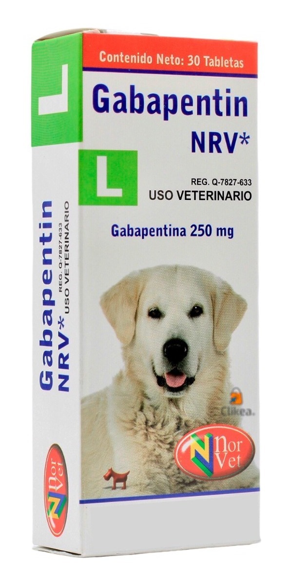Gabapentin Nrv L Gabapentina 250 Mg 30 Tab Norvet Perros Envío gratis