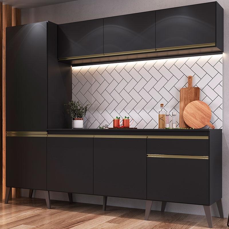 Cozinha Compacta 5 Peças Pietra Retro 2400 Genialflex Parcelamento