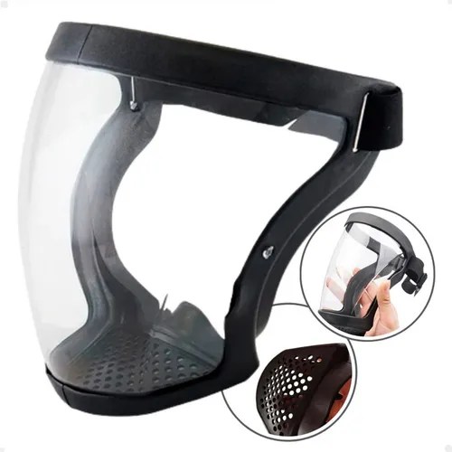 Máscara Protetora Facial Total Face Shield Transparente Epi MercadoLivre