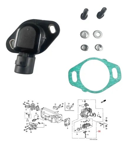 Sensor Tps Honda Civic 1996 1997 1998 1999 2000 | Envío gratis