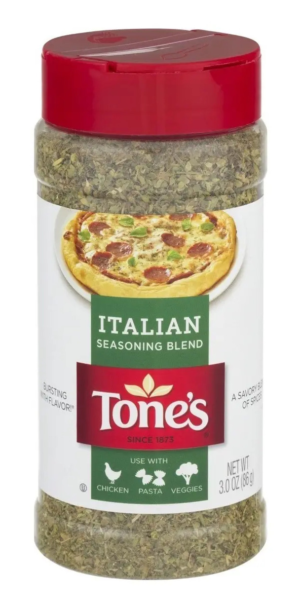 Sazonador Italiano Tone's Sin Gluten Seasoning Blend Import Mercado Libre
