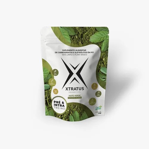 Suplemento Xtratus Endurance Pré Intratreino Mate Verde 1k Frete grátis
