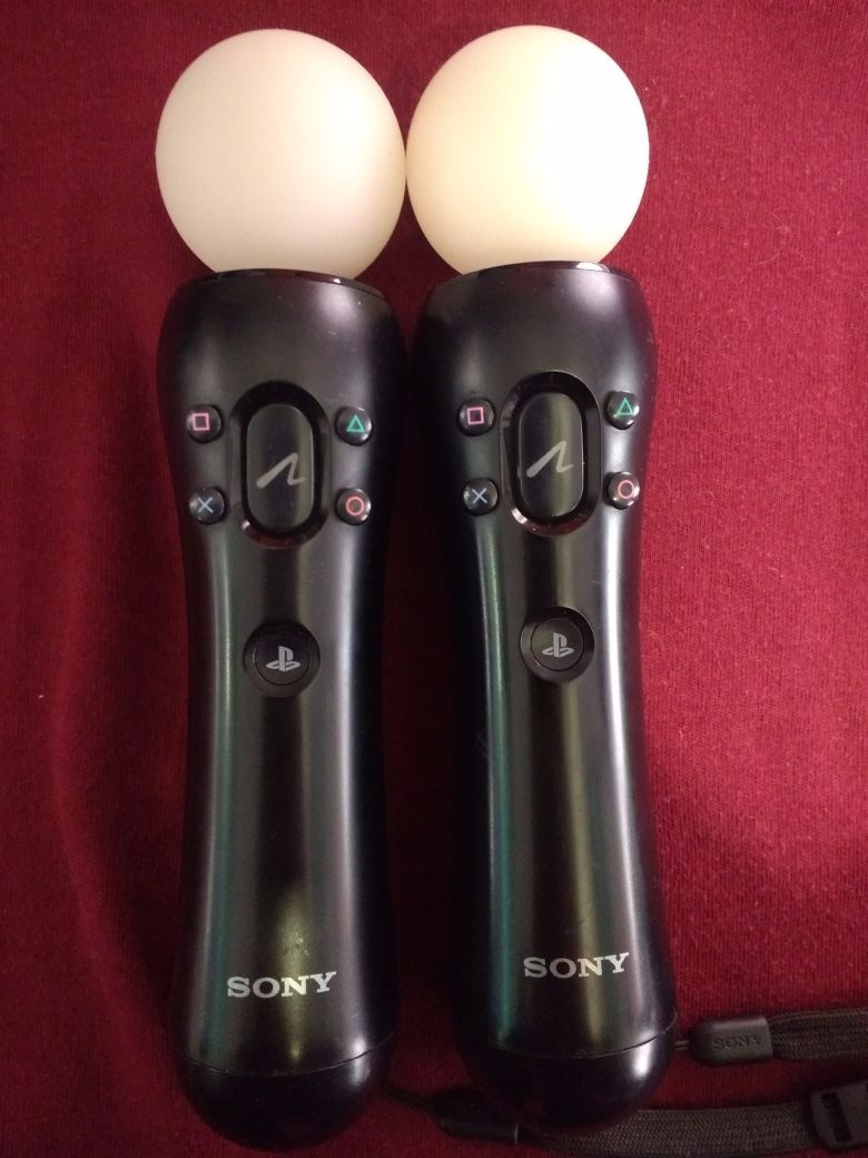 Dos Controles Playstation Move Motion Ps3+ Move Eye Camera. Mercado Libre