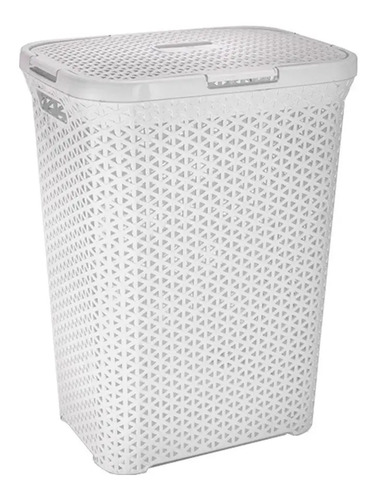 Canastos Cesto Para Ropa Sucia Baño Plastico Ratan Grande Colombraro | Cuotas Sin Interés