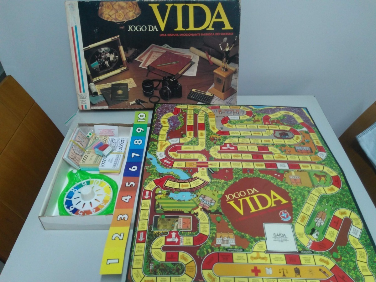 Jogo Da Vida Antigo E Detetive Ambos Leia AnÃºncio Mercado