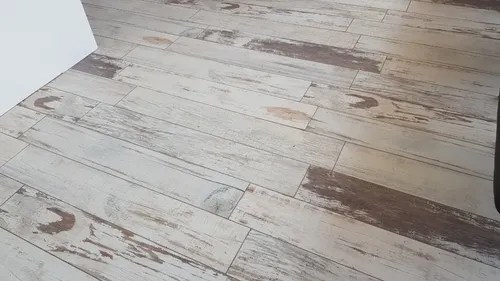 Porcelanato Rectificado 20X120 Simil Madera Blanca | Miracema