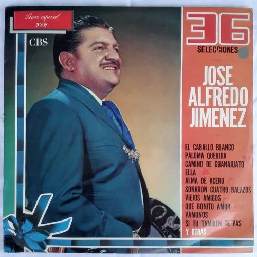 Disco Lp 36 De Jose Alfredo Jiménez Álbum De 3 Vinilos MercadoLibre