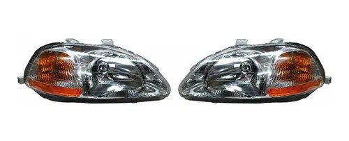 Par Faros Honda Civic 1996-1997-1998 Tyc