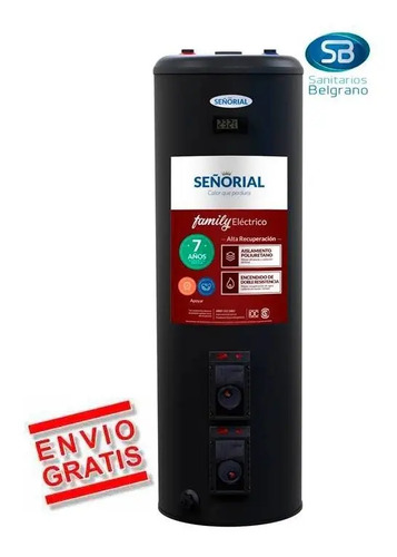 Termotanque Electrico Black Alta Recuperacion 120 Señorial | Cuotas Sin Interés