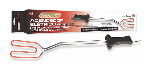 Acendedor Elétrico Churrasqueira Carvão Lareiras 64c Cotherm Mercado