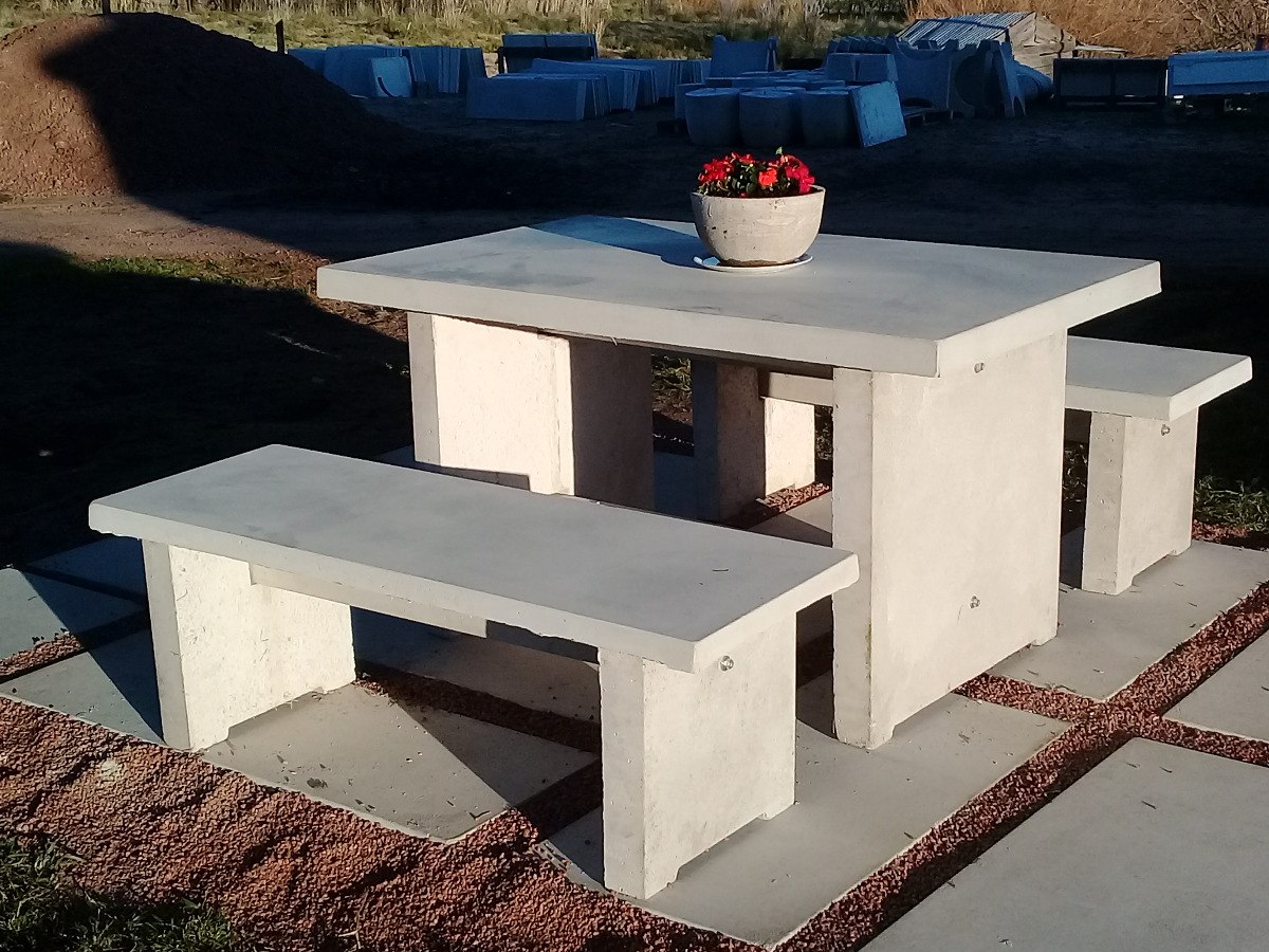 Juego De Jardin De Hormigon Nic Hormigones 140 Cuotas sin interés