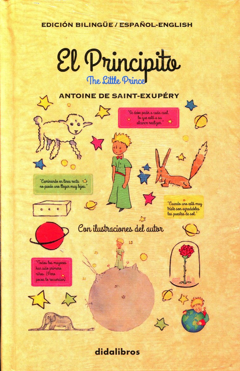 El Principito ( Pasta Dura ) Edicion Bilingue Antoine De S Mercado