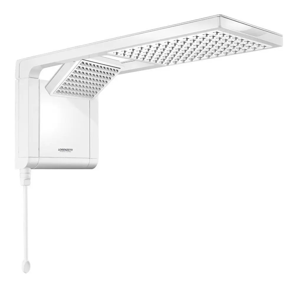 Chuveiro elétrico de parede Lorenzetti Acqua Ultra Duo branco 6800W