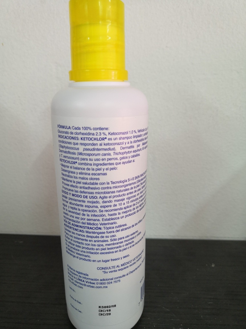 Shampoo Ketochlor Virbac Hongos Mercado Libre