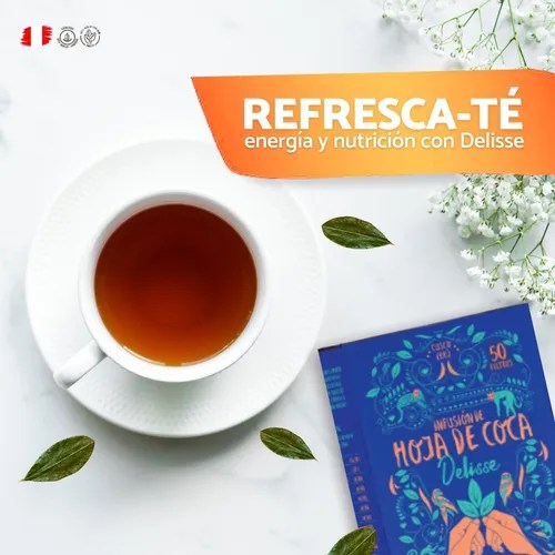 Te Infusión Hoja De Coca Peruano Delisse Premium 25 Sobres en venta en Uruapan Michoacán por