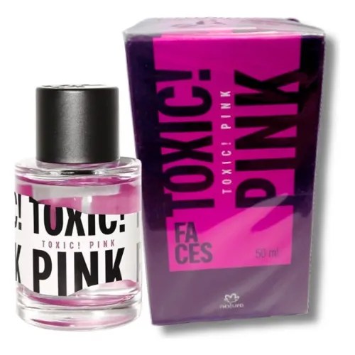 Natura Faces Toxic! Pink Deo Colônia Feminino 50ml Original Expirou 12/