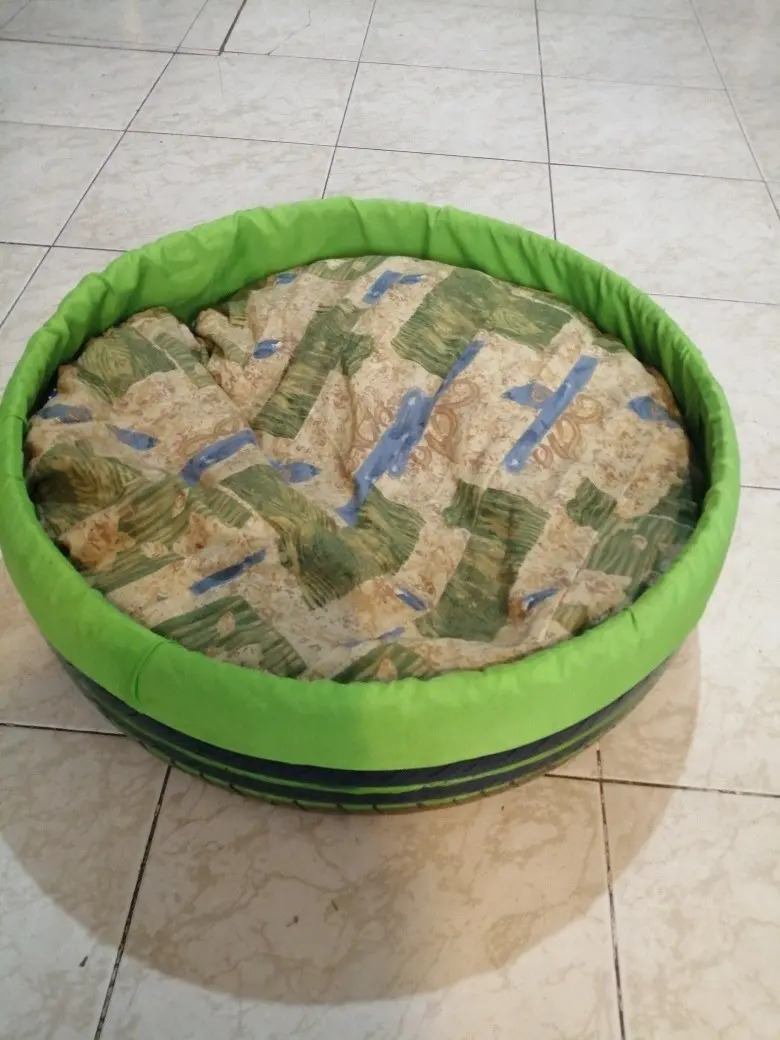 Cama Mascota Para Perrito De Llanta Mercado Libre