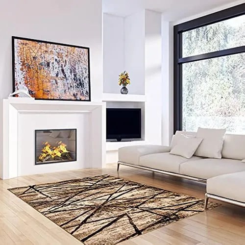 Tapete ecarpet gallery 351776 cor chocolate/ ouro de 309.88cm x 238