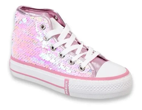 Zapatillas Addnice Botita Nena Vulcan Rufina Lentejuela Moda | Gzshoes
