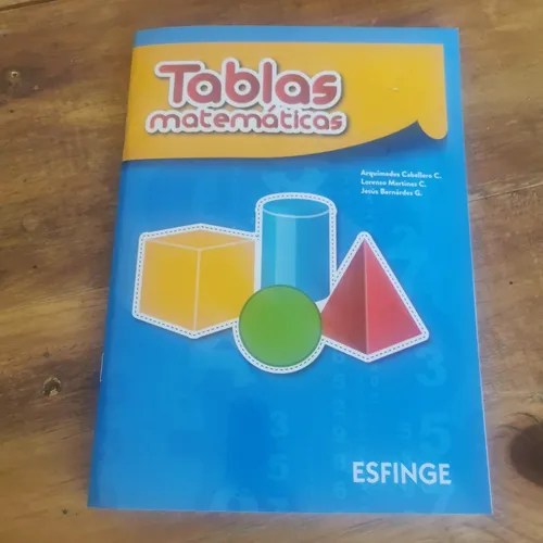 Tablas Matematicas. Secundariaesfinge Meses sin interés