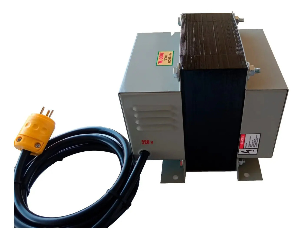 Transformador 3000 Watts De 220 V. A 110, 115, 120 Voltios