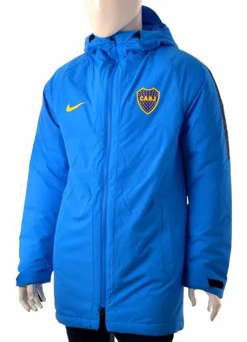 Camperon Nike Boca Juniors Abrigo Relleno Capucha Visera L | Alecbalogistica