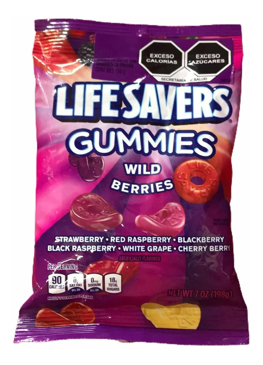 Life Savers Gummies Gomitas Wild Berries 198 G Mercado Libre