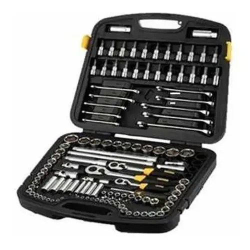 Caja Juego De Herramientas + 120 Piezas Stanley Tubos Y Llaves | Meimporto