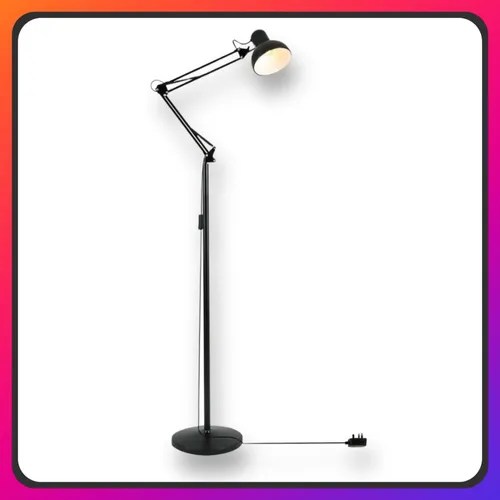 Luminária 1,9m Articulada De Chão Abajur Pedestal Piso Mercado Livre