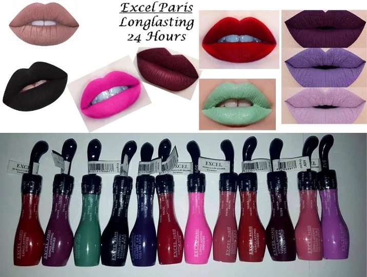 Labiales Excel Paris. Larga Duracion. 12 Unidades