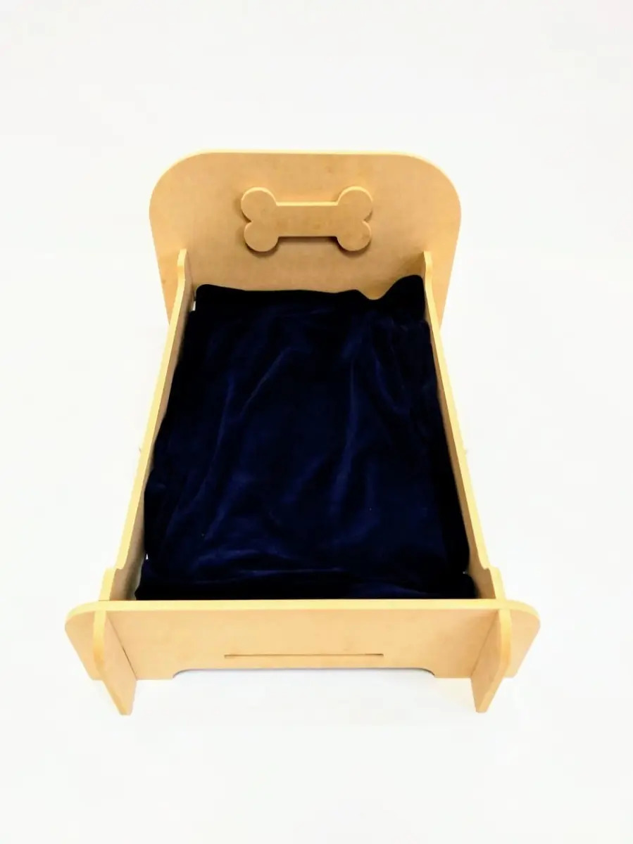 Cama Catre Lounge Mediana P/ Mascotas Madera Diseño MercadoLibre