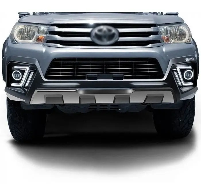 Front Bumper Toyota Hilux Con Luz Drl 20172018 Air Desig Mercado Libre