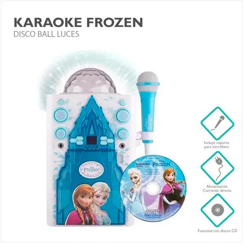 Karaoke Frozen Disco Ball Luces Envío gratis