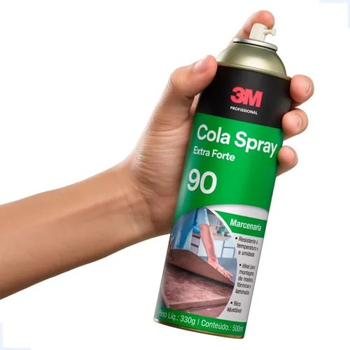 Cola Spray 90 Adesivo Extra Forte 330g 3m MercadoLivre
