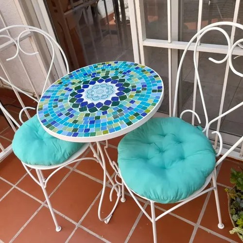 Juegos De Hierro Para Balcon, Mesa De Hierro Y Venecitas en venta en
