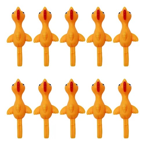 Juguete Gigante De Goma Para Pollos, 10 Unidades Meses sin intereses