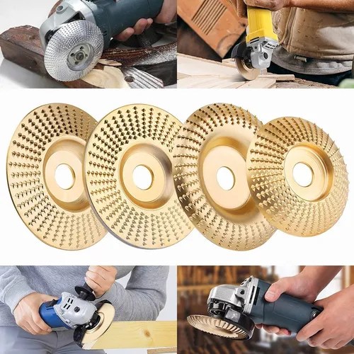 Disco Para Amoladora Angular Para Tallar Madera 4 Modelos Meses sin