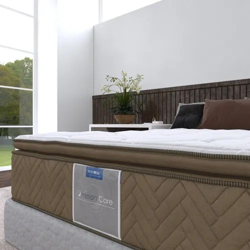 Colchón King Size Restonic Leyen Ortopédico Antibacteria Meses sin