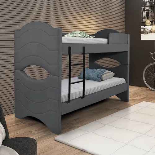 Beliche Rubi Madeira Revestimento Vira Sofá Cama E Solteiro