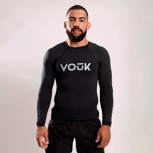 Rash Guard Jiu Jitsu Vouk Manga Longa Controle Temperatura