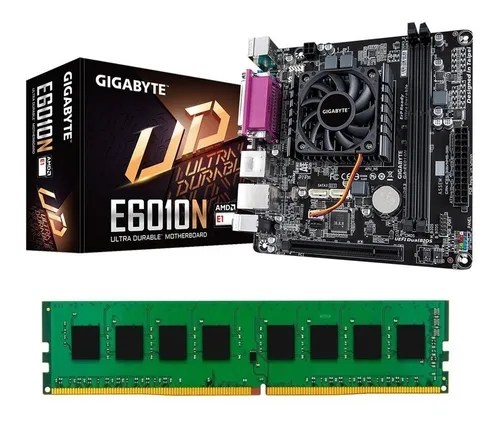 Combo Kit Actualizacion Pc Amd Kit Mother Micro Memoria 4Gb | Clickea It