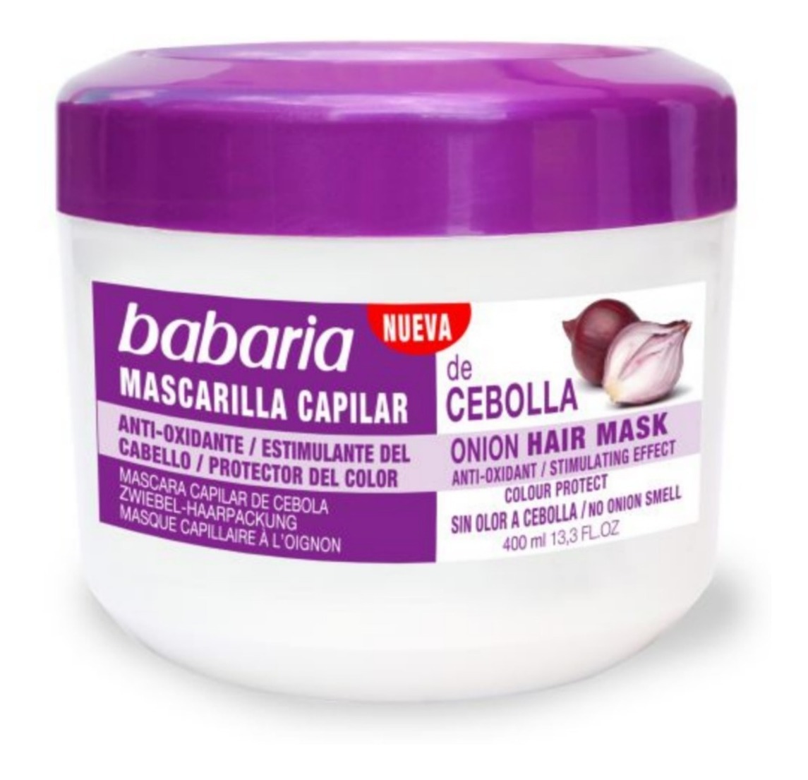 Combo Shampoo Cebolla Y Mascarilla Capilar Cebolla Babaria Meses sin