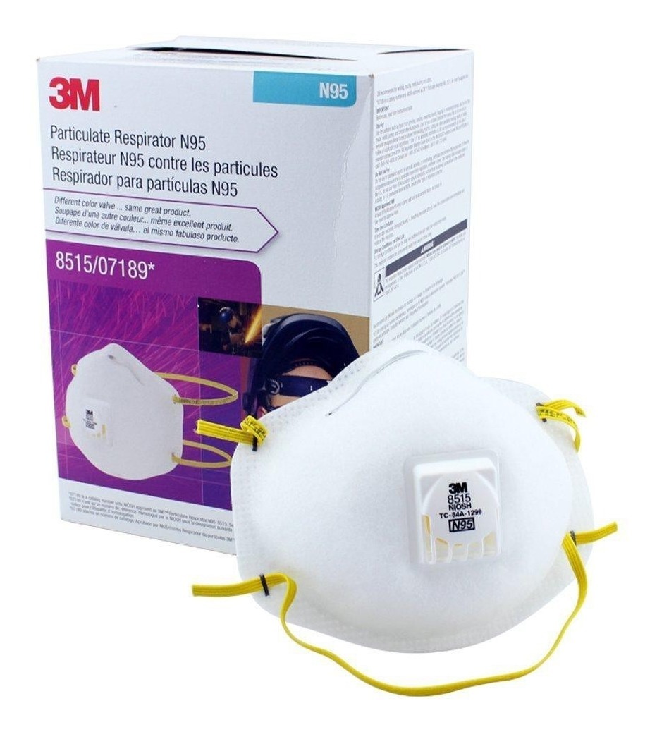 Mascarilla/ Respirador N95 3m 8515 (caja 10pzas) Envío gratis