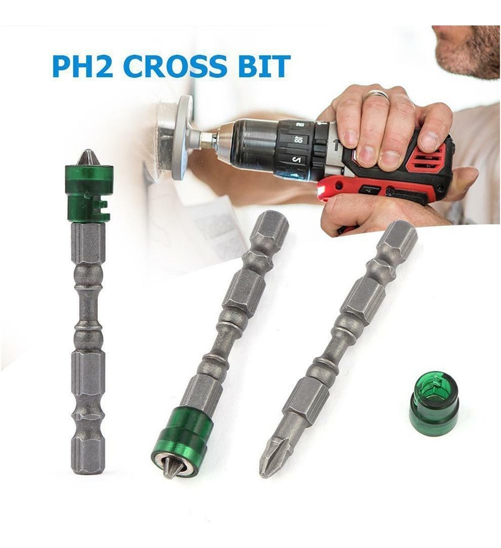 65 Mm Broca Magnética Chave De Fenda Bit S2 Aço Cruz Head Se Mercado