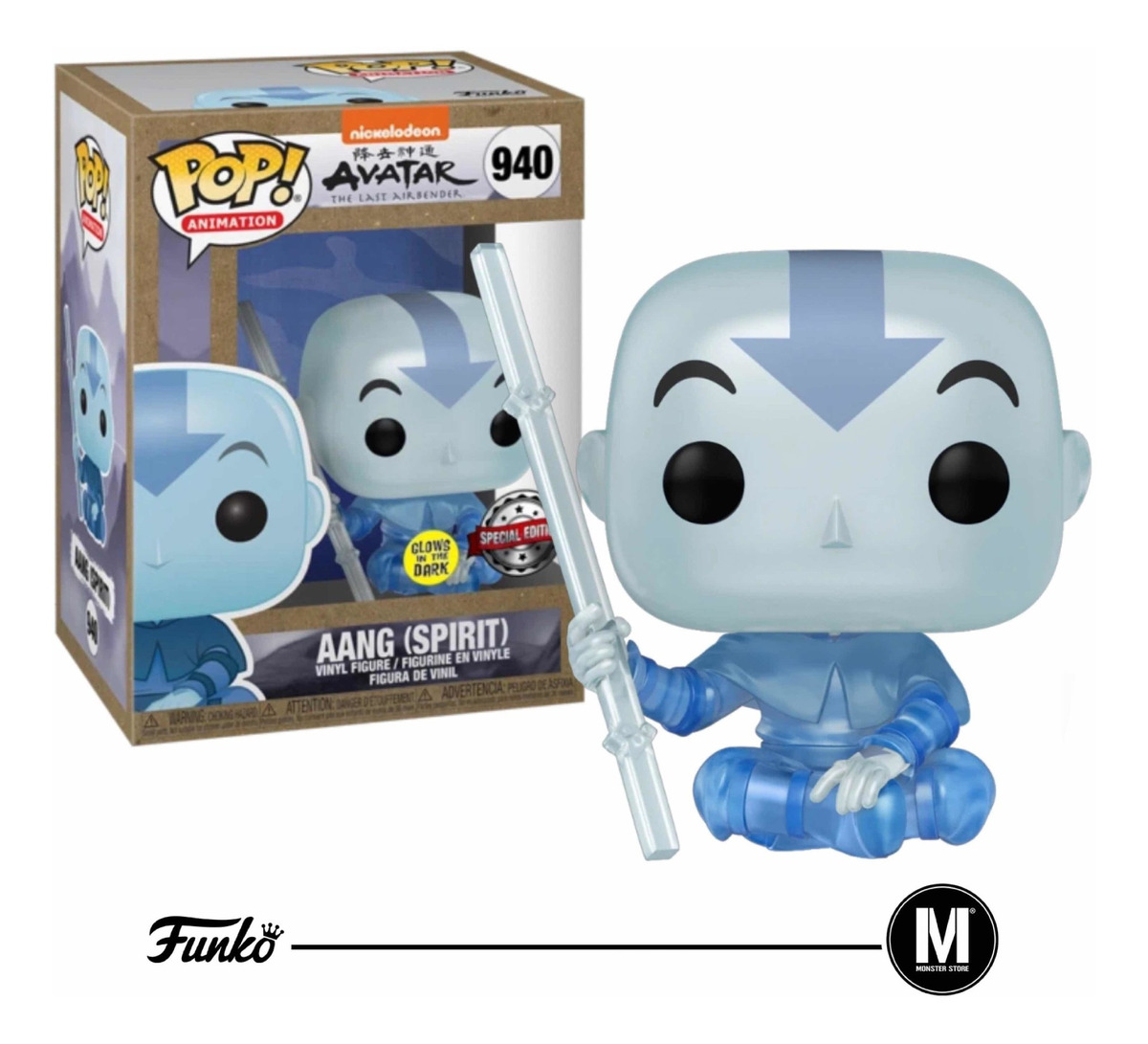 Funko Pop Avatar Aang Spirit 940 Earth Day Exclusive Mercado Libre