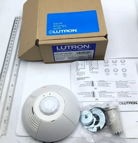 Lutron Occupancy Sensor Los-cdt-1000-wh Nib Aac | Meses sin interés