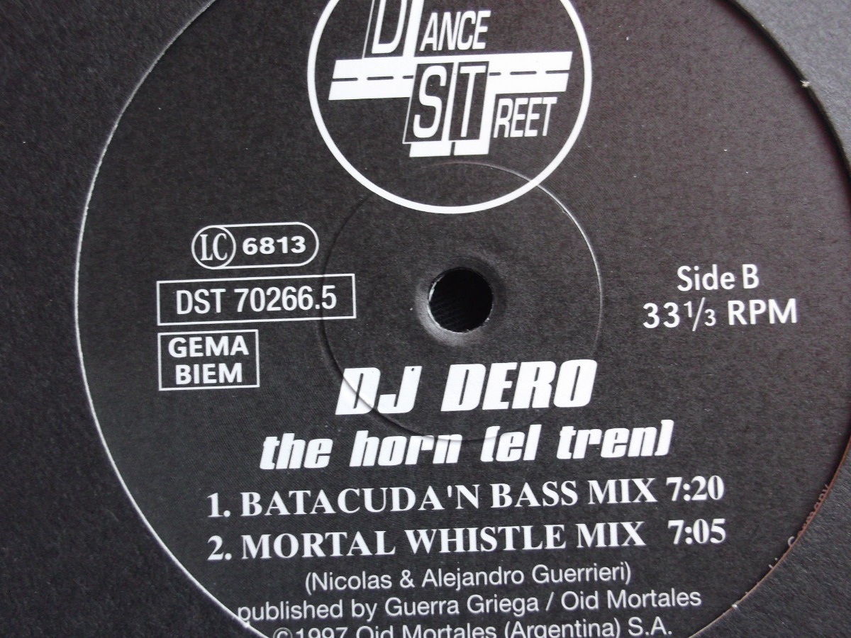 Dj Dero The Horn (el Tren) (killer Horn Mix) Germany MercadoLibre