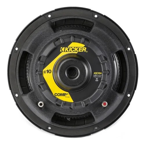 Subwoofer 10 Pulgadas 4 Ohm 150w Rms Doble Bobina Kicker 104 en venta
