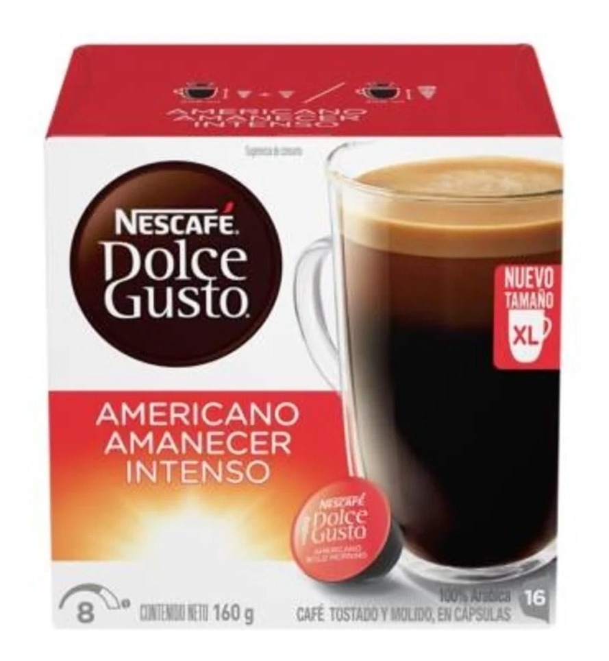 Nescafé Dolce Gusto Americano Amanecer Intenso 16 Pzas Mercado Libre